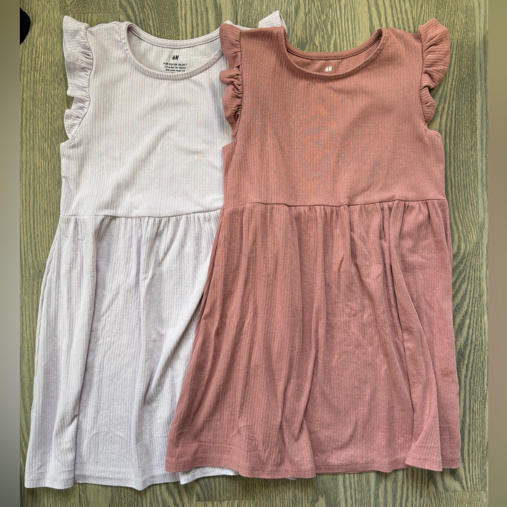 H&M Ribbed Jersey Dresses - set of 2
